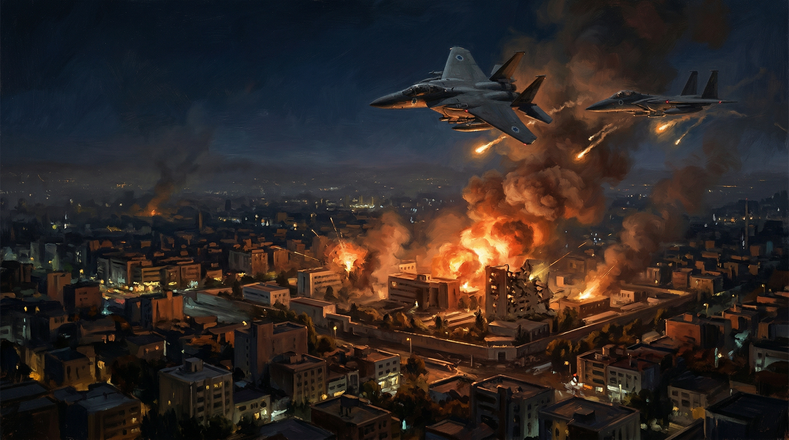 AI Generated: Netanyahu Races to Destroy Iran's Arms Industry Before Trump Brokered Ceasefire Takes Hold