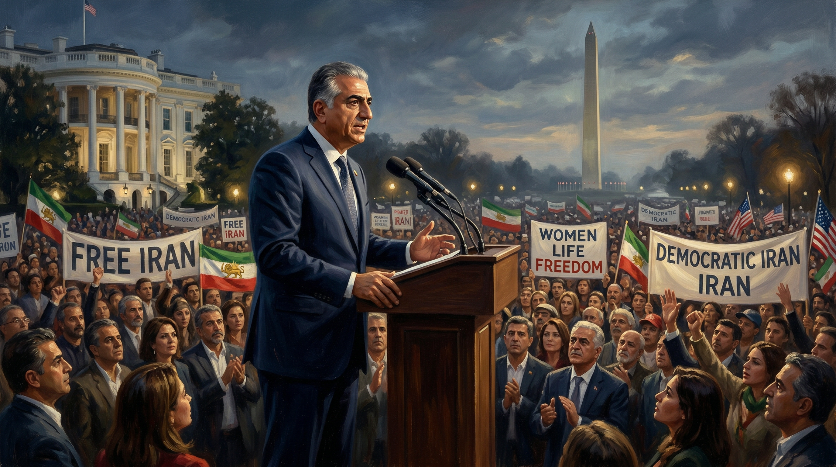 AI Generated: Pahlavi, Alinejad Lead Diaspora Push to Shape Post-War Iran While US-Israeli Strikes Intensify