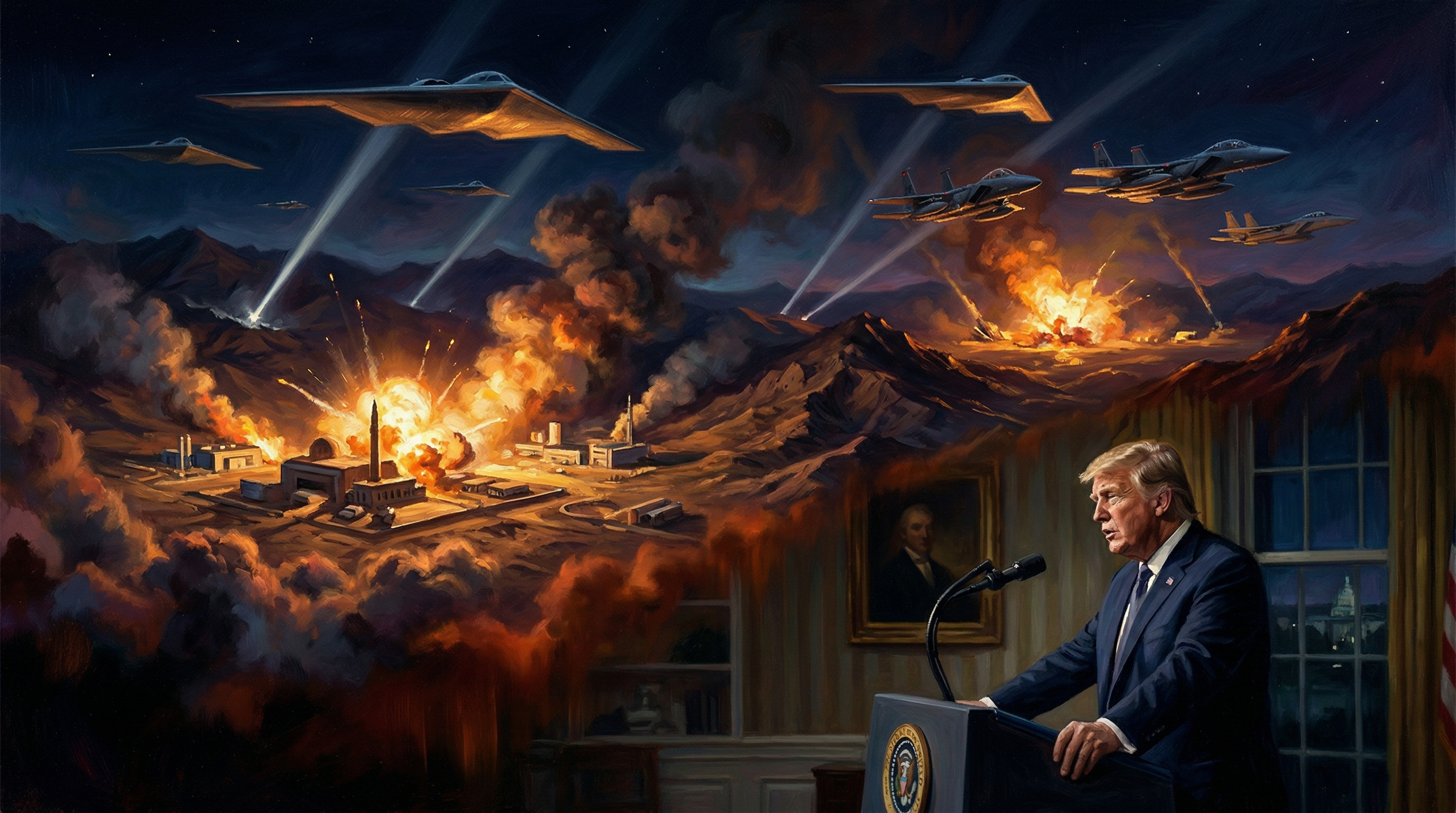 AI Generated: Trump Pauses Iran Energy Strikes to April 6 as Diplomatic Track Emerges Amid 10,000-Target Campaign