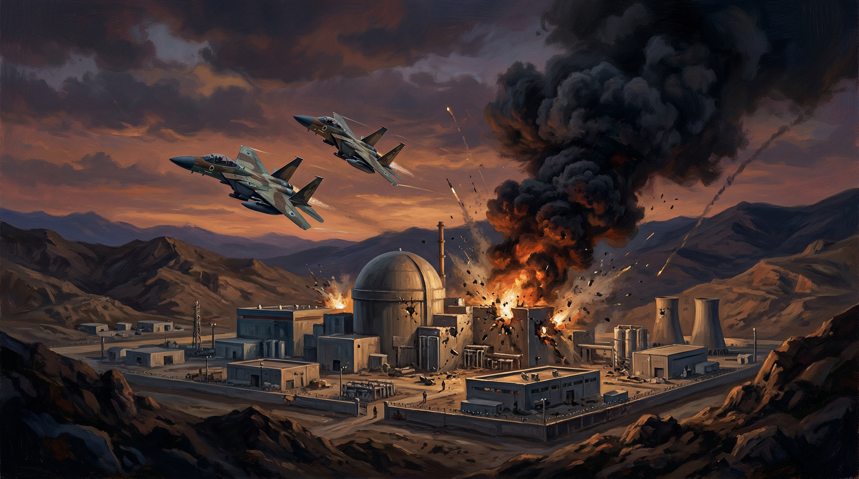 AI Generated: Israel strikes Iran's nuclear fuel cycle as Trump extends diplomacy deadline
